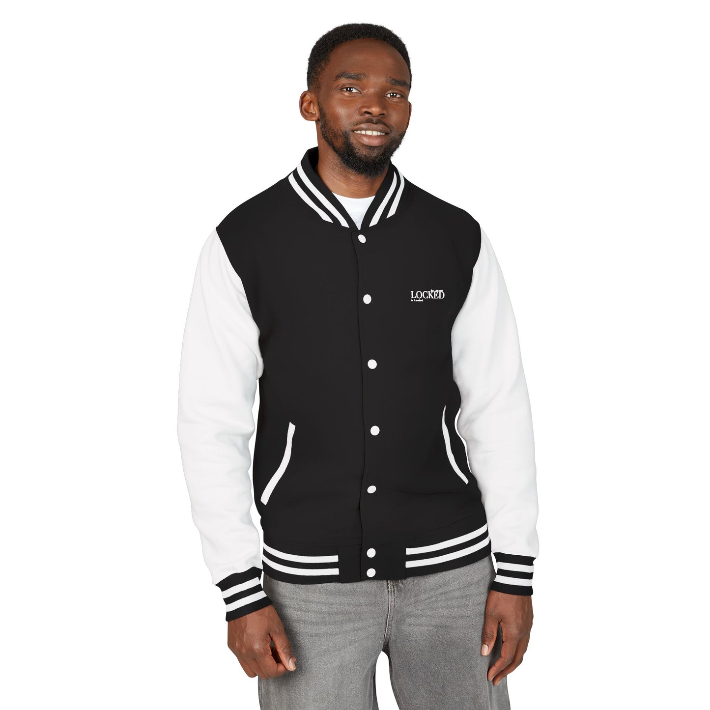 Unisex Heavyweight Letterman Jacket - Locktober 2025