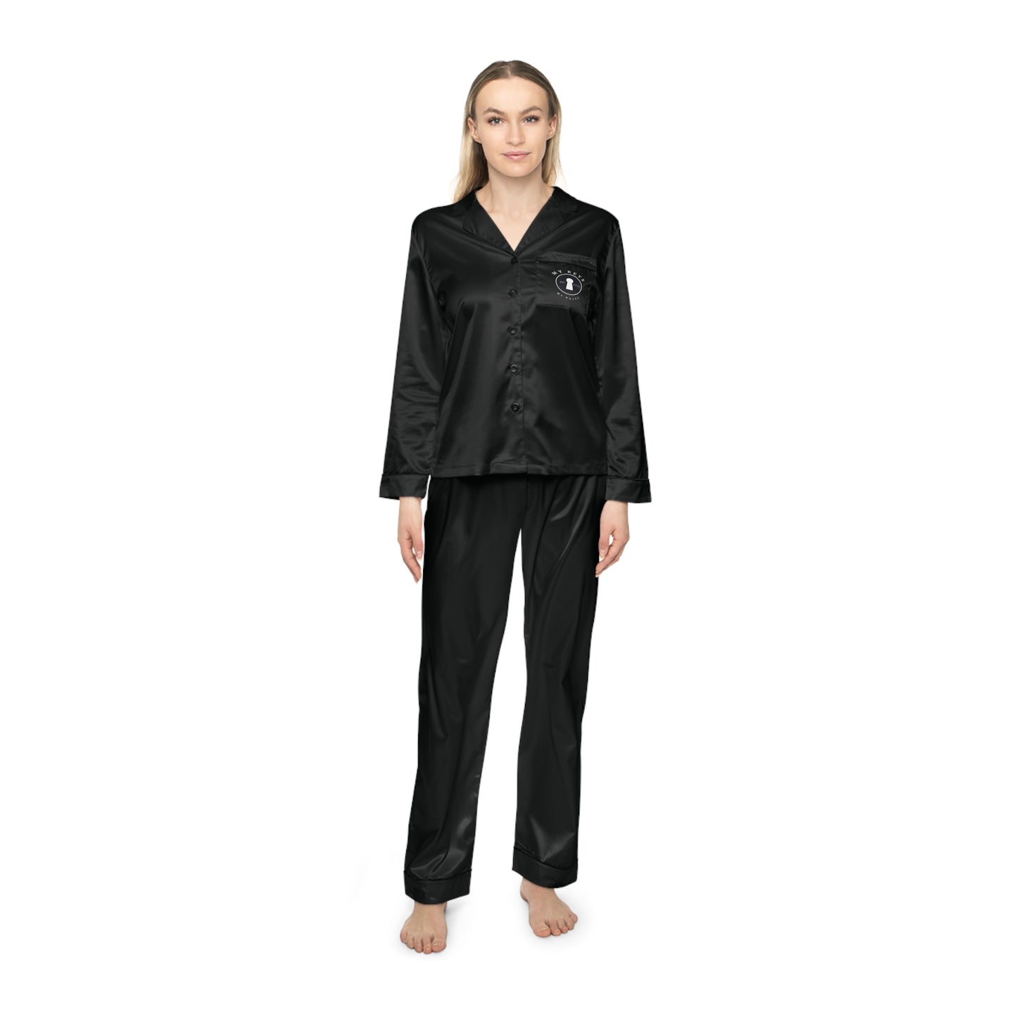 My Keys, My Rules - Luxury Keyholder Satin Pajamas
